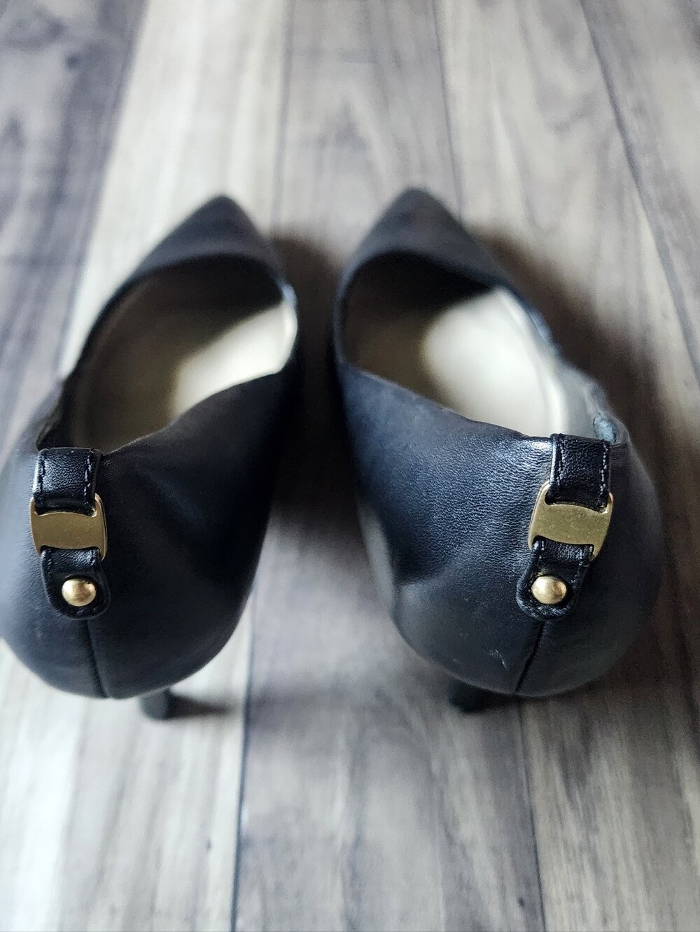 ALDO Black Pointed Toe Pumps - Classic Women's Dress Heels Size 8.5 - Picture 7 of 10